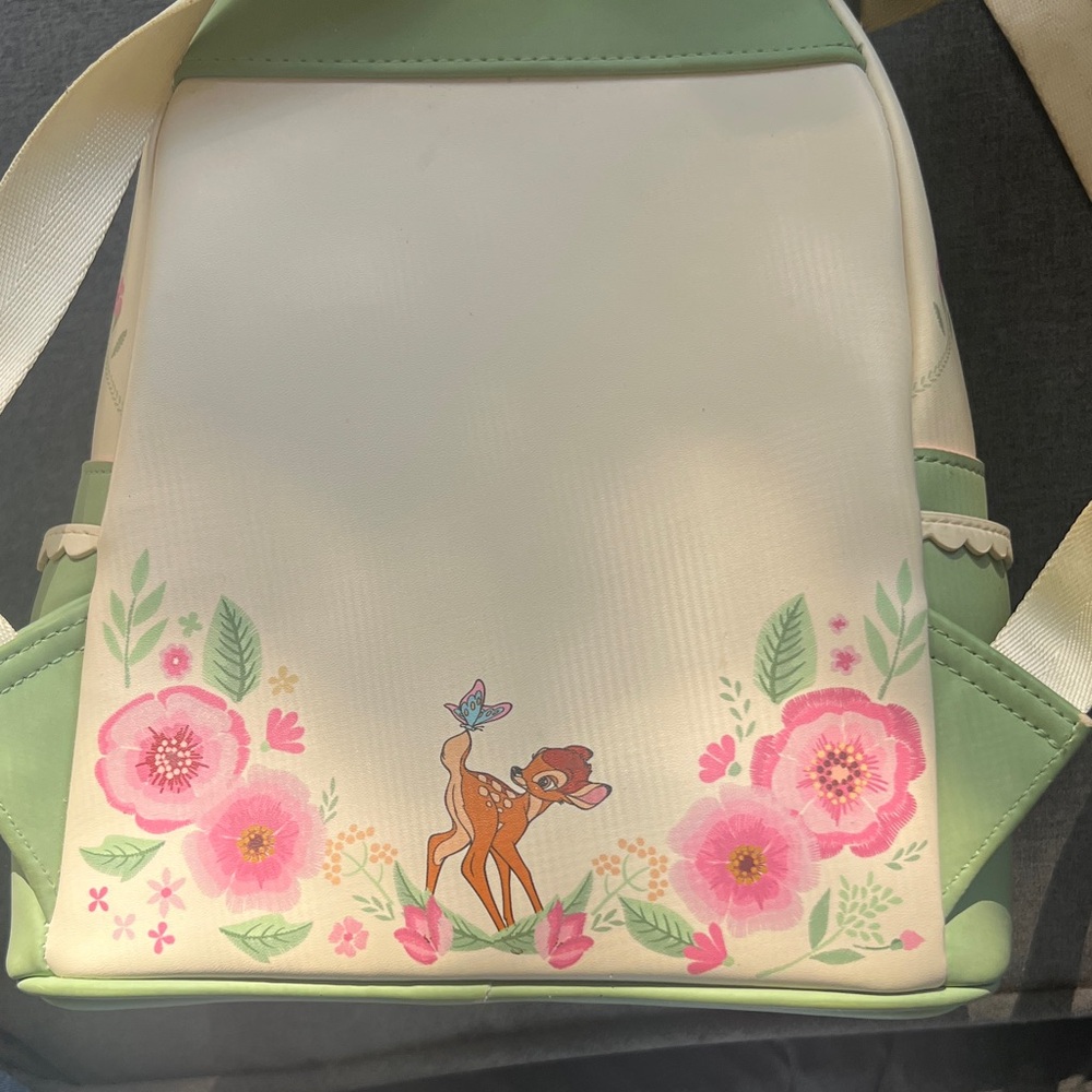 Loungefly Disney Bambi Backpack - Mint Green and Pink - Picture 3 of 14